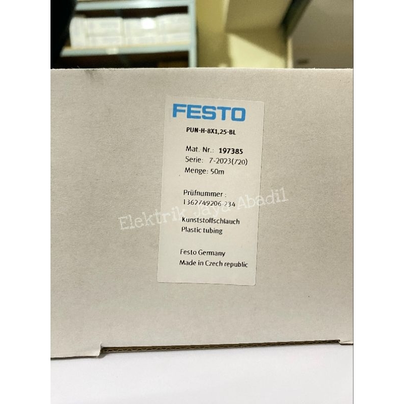 Selang PU Festo 8mm Selang Festo 8mm P.U Festo 8mm PUN-H 8mm PUN H 8mm