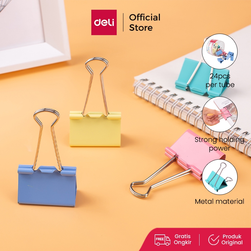 

Deli Binder Klip Warna 51mm E8551A