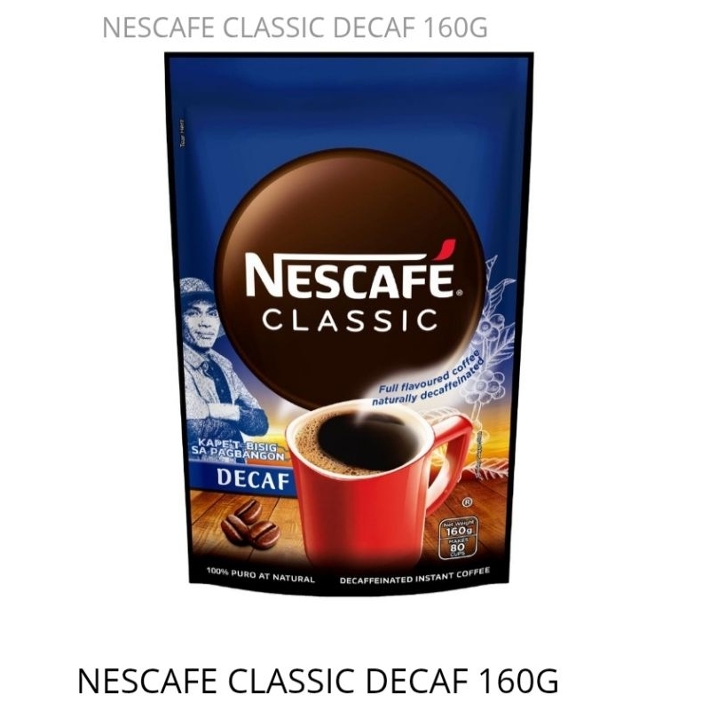 

Nescafe Kopi hitam tanpa kafein decaffeinated Nestle Halal Filipina 80gr & 160gr - Ready stok on hand