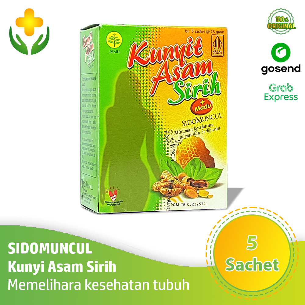 

Sido Muncul Minuman Kunyit Asam Sirih 5 Sachet - Minuman Serbuk Nyeri Haid Bau Badan