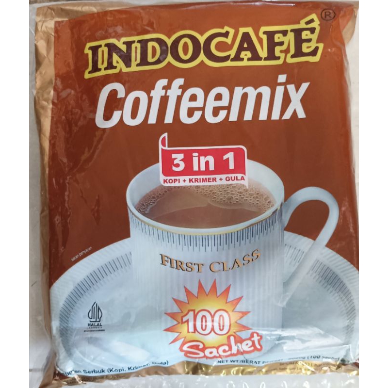 

INDOCAFE COFFEE MIX 3IN1 1 PAK ISI 10 RENCENG