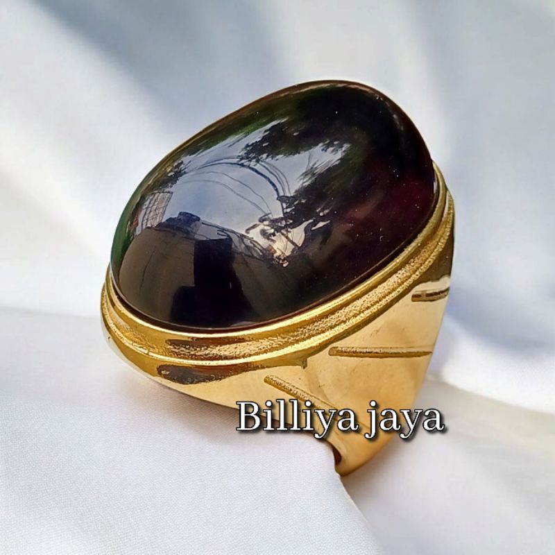 CINCIN BATU BIG SIZE KECUBUNG WULUNG DI SENTER TEMBU MERAH