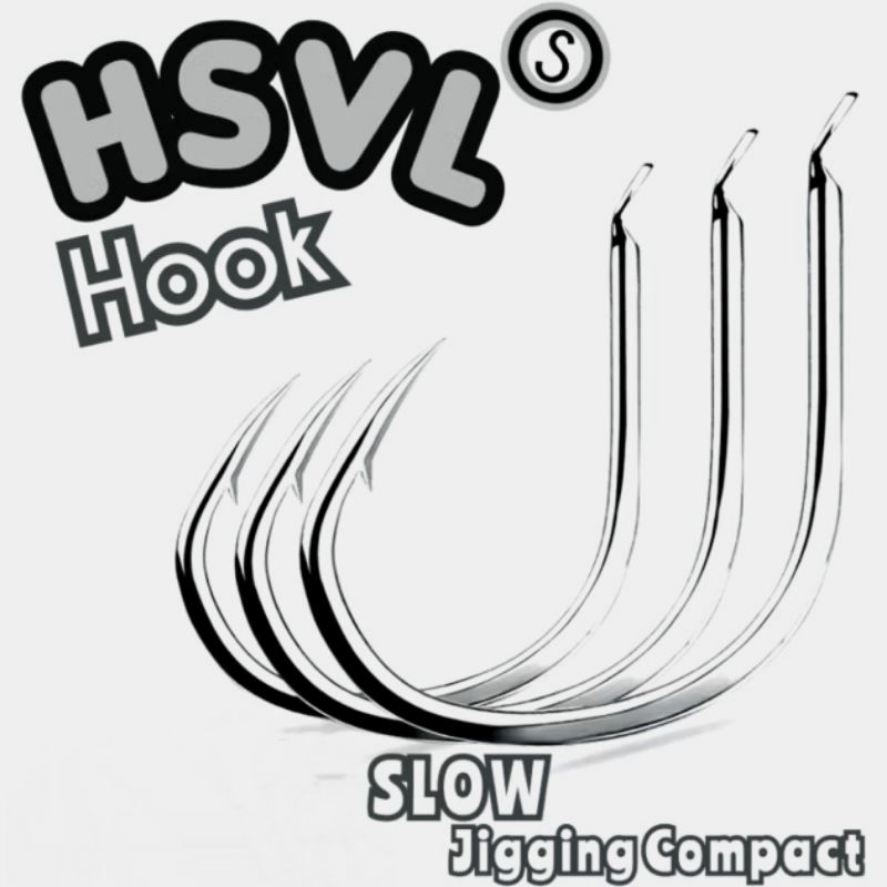 HSVL Hook Slow Pitch Hook Jigging Hook For Slow Jigging Coat Stainless