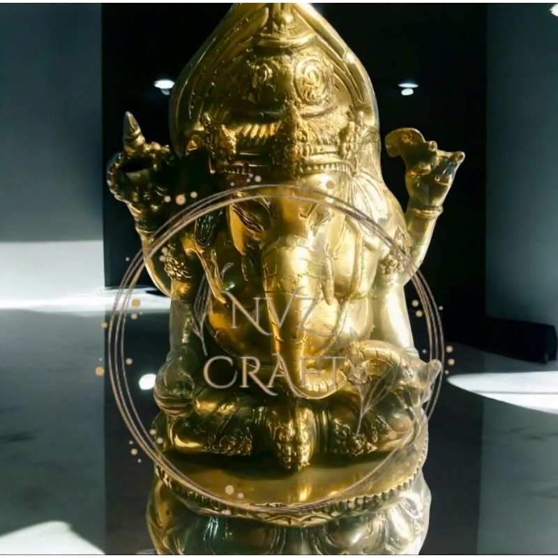 Patung Ganesha Kuningan Besar