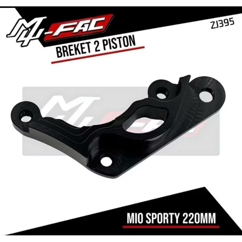 Breket kaliper 2 piston Mio Sporty Lama 5TL Breket 2P Mio Sporty Disk Disc 220MM