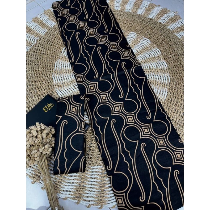 Kain Batik Halus Printing Kain Meteran Bahan Baju Batik Pekalongan Terbaru motif parang gede