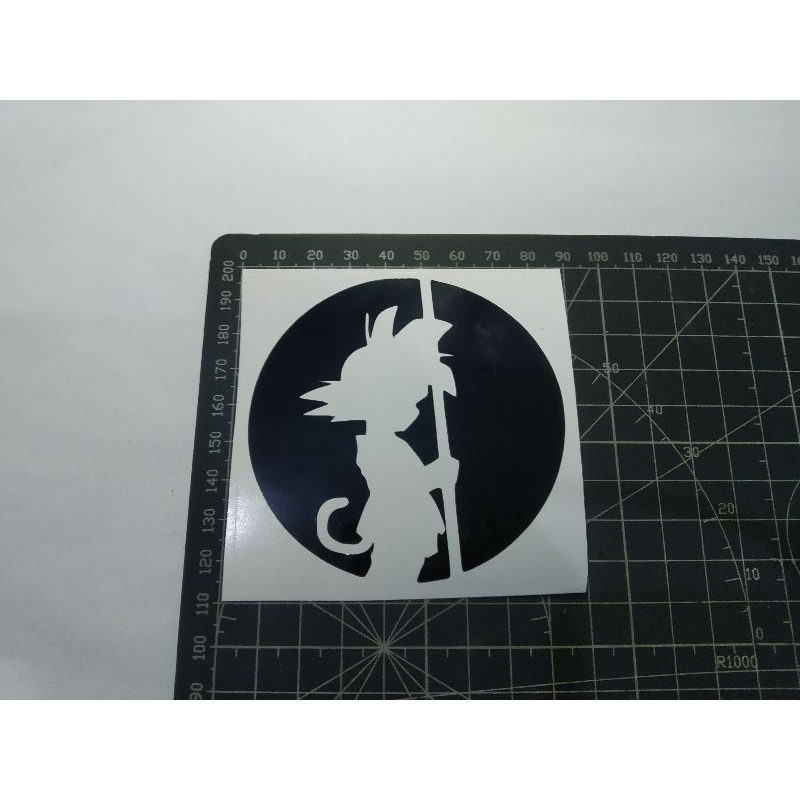 

stiker cutting goku