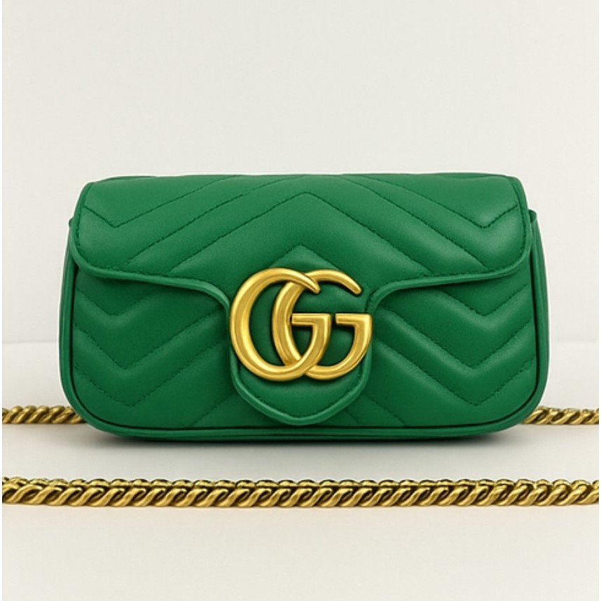 Gucci GG Marmont Mini - Tas Rantai Kulit, Tas Bahu & Selempang Elegan