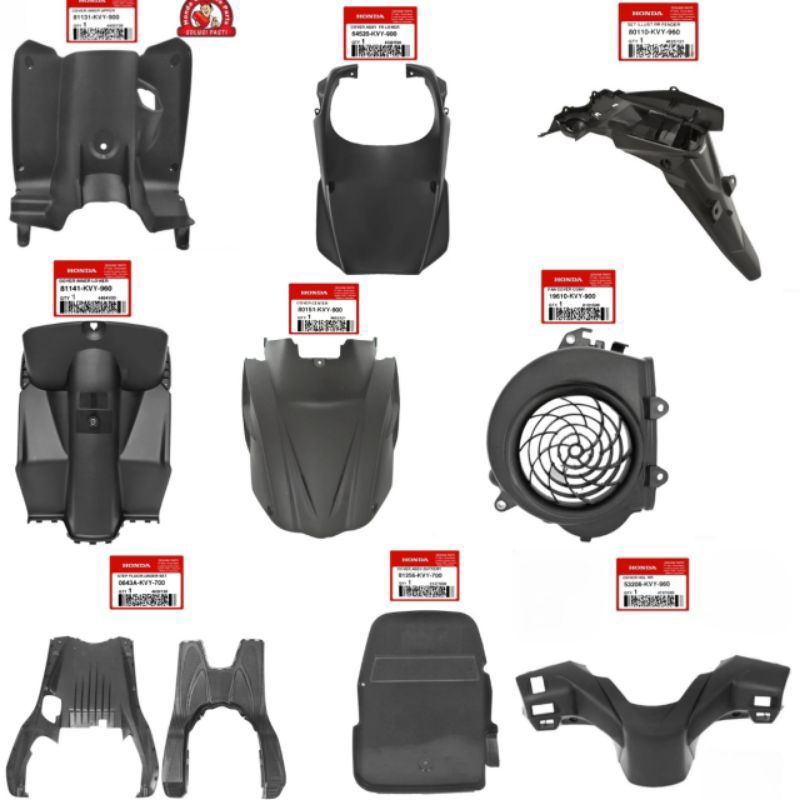 Paket Cover Full Body Kasar Beat Karbu KVY Tahun 2008 - 2012 Original