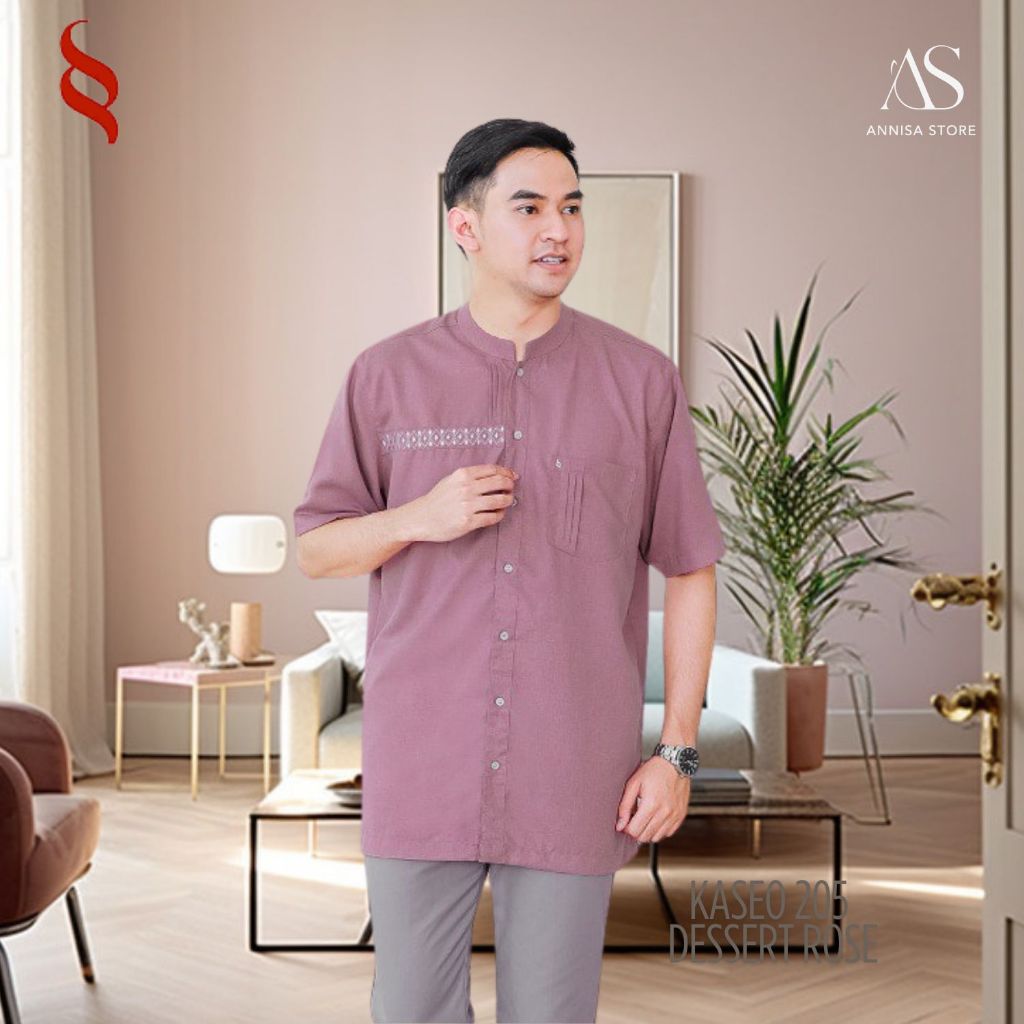 BAJU ATASAN PRIA REMAJA KOKO KASEO 205 DESSERT ROSE SEPLY EKSIS 232 DESSERT ROSE