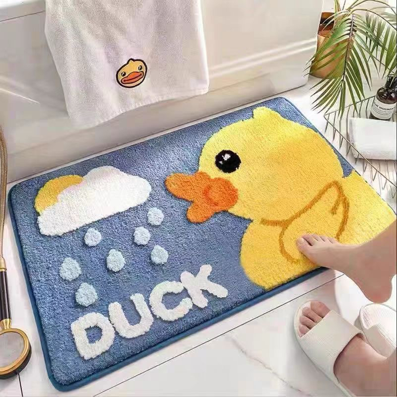 Keset Kaki Premium aesthetic doormat kamar anak dewasa alas lap kaki ruang tamu bulu karakter lucu b