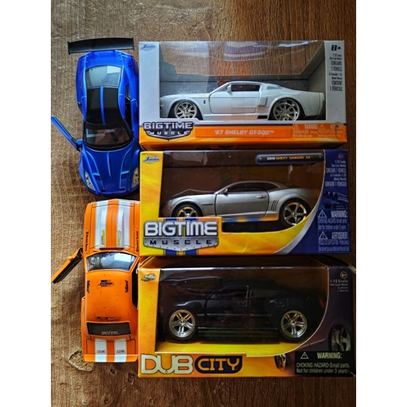 Jada Toys Mainan Diecast Mobilan Skala 1/32 Paket Loose Unsealed
