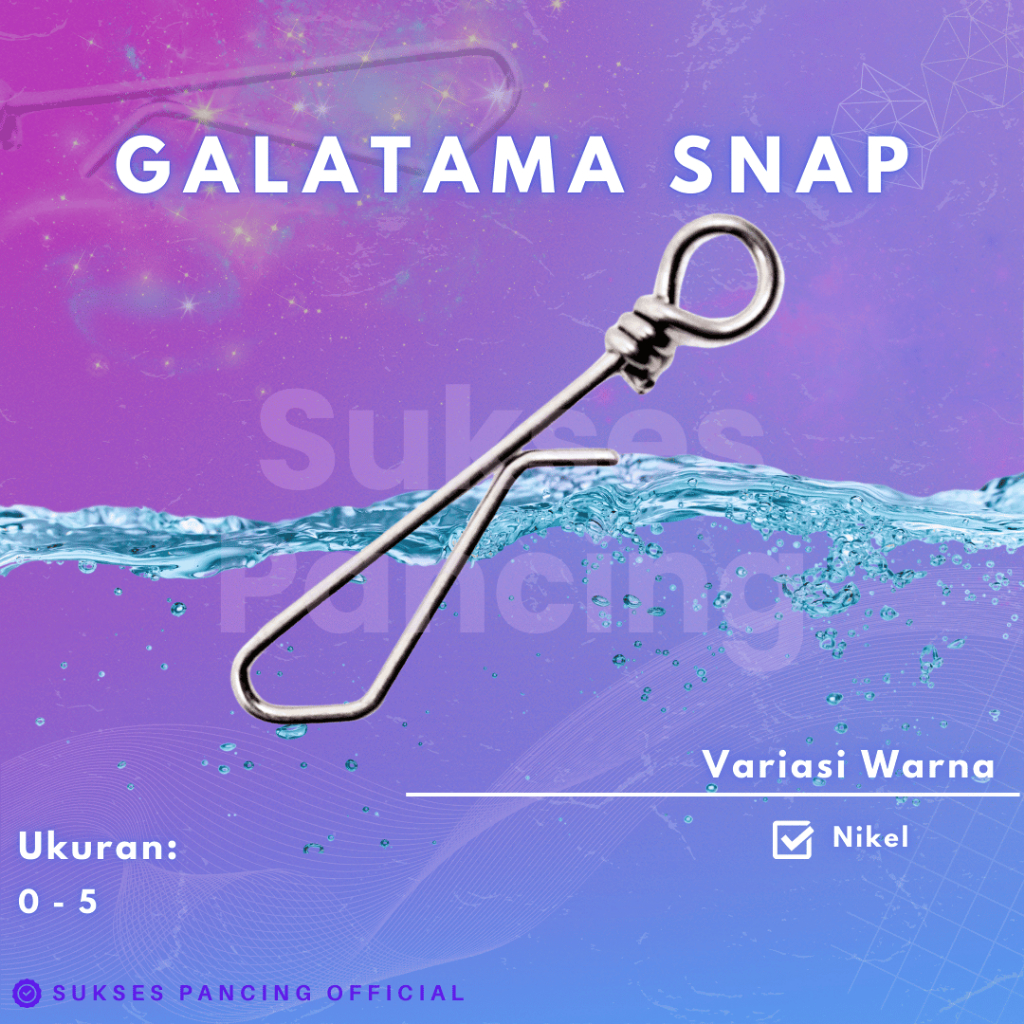 Snap Peniti Pelampung Galatama Pancing Lebih Besar & Tebal  Perbungkus per PCS Murah
