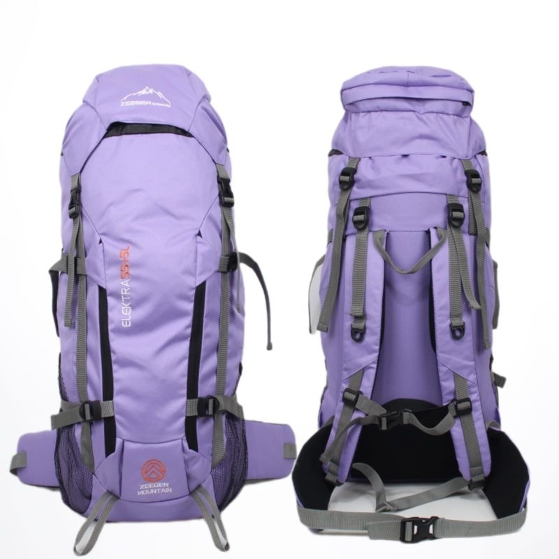 Tas Gunung Tas Keril 45 Liter Busa Tebal Fiber TNF Elextra Tas Hiking Tas Ransel