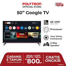 POLYTRON Smart Cinemax EQLED 50 Inch - PLD 50QG9059