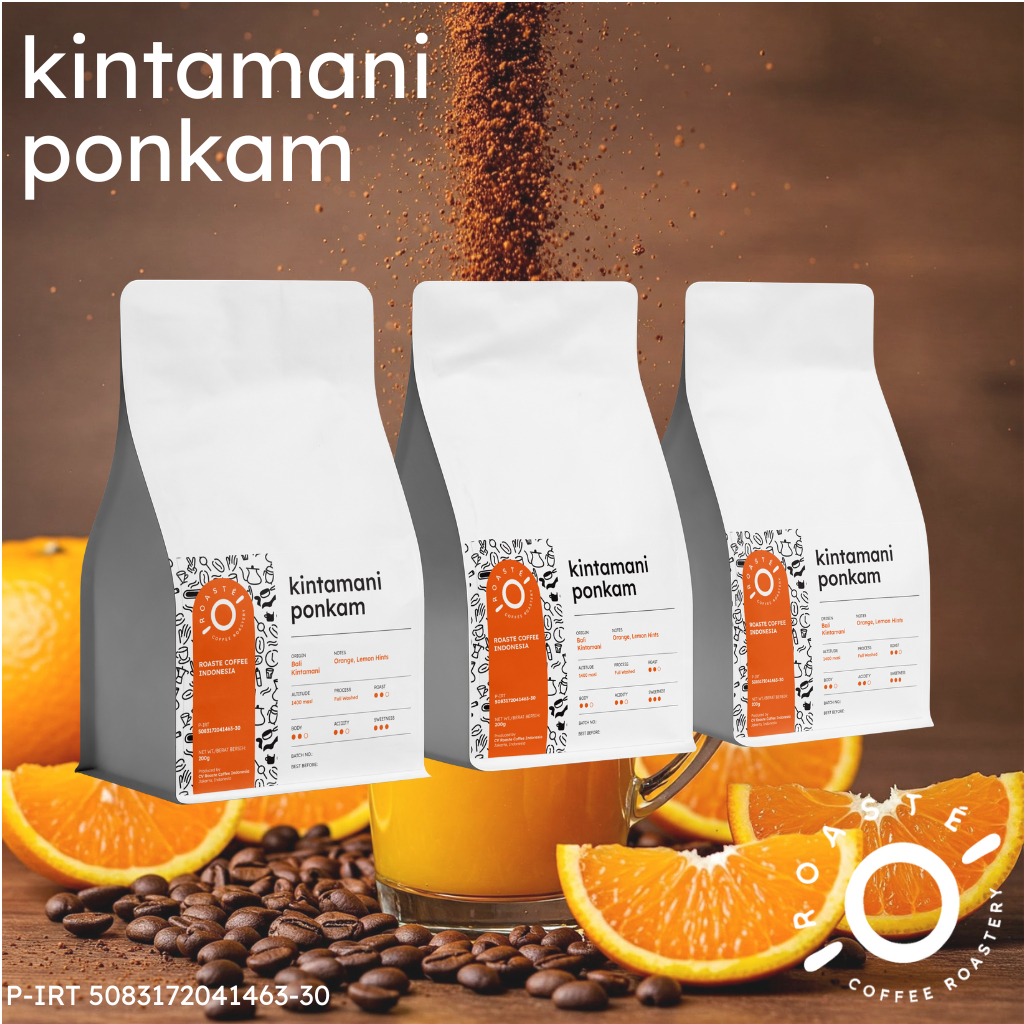 

Kintamani Ponkam 100 gr - Kopi Coffee Arabica Kintamani Full Washed Espresso V60