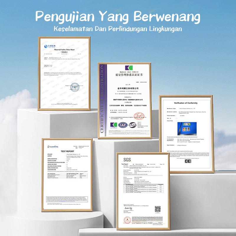 

[READY] Aimilo Oil Pastel Crayon 24/36/48 Warna Crayon Set Krayon Minyak Anti Air Dan Anti Patah