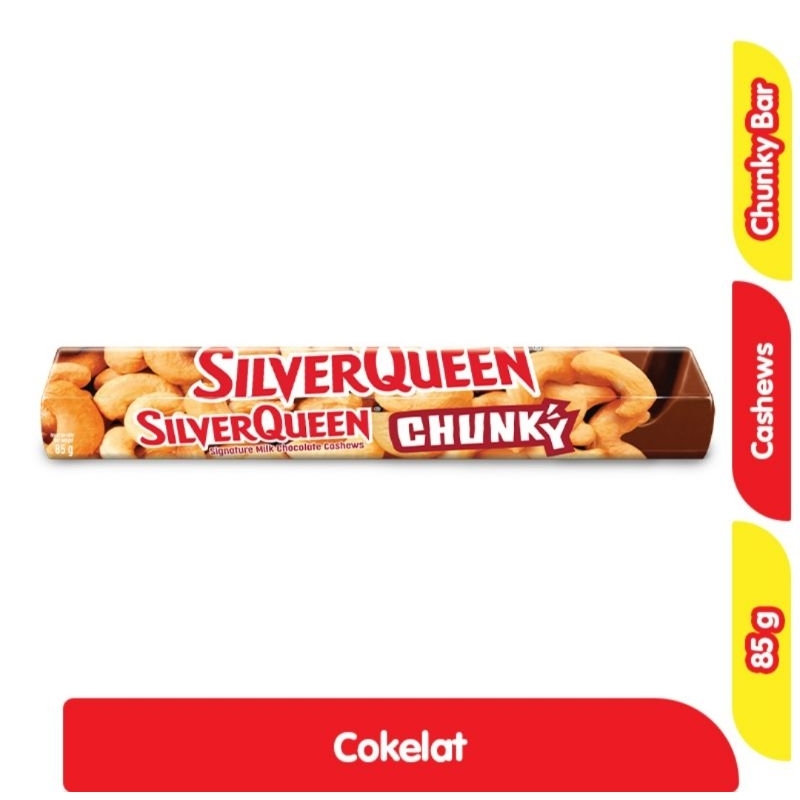 

SilverQueen Chunky Bar Cokelat Cashew 85 g