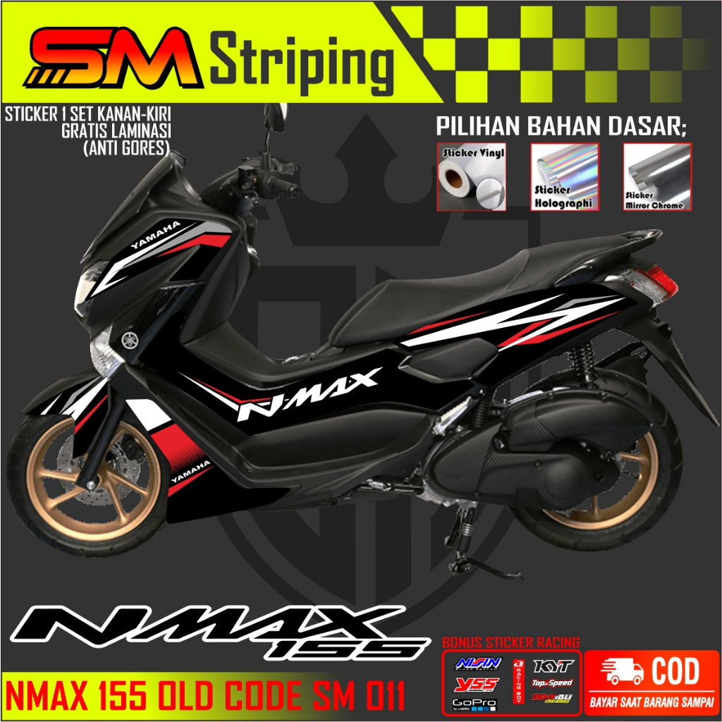 CUTTING STICKER NMAX OLD STIKER CUTTING NMAX LAMA STRIPING VARIASI NMAX OLD