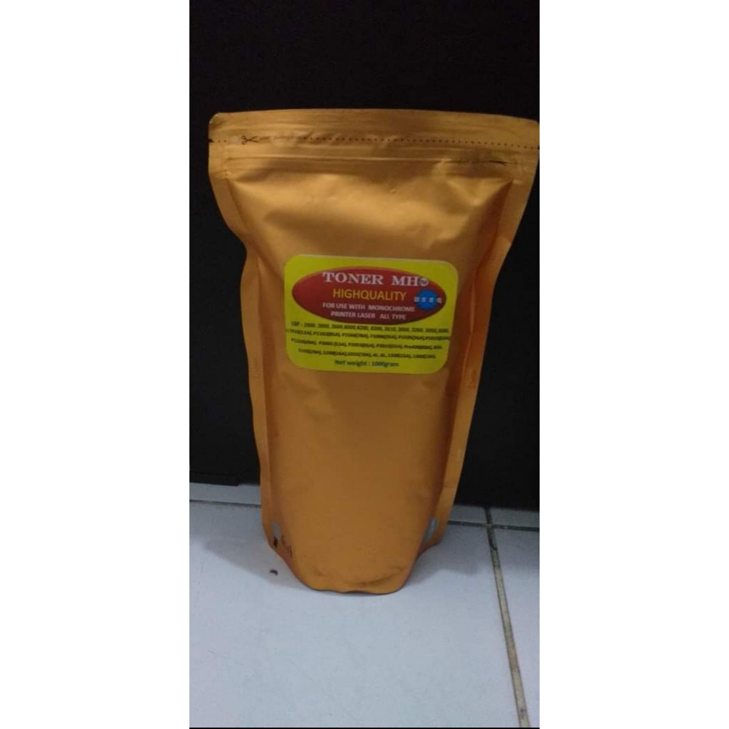 Serbuk Toner Refill MH Gold Bisa di gunakan untuk printer laserjet monochrome hitam putih type Canon