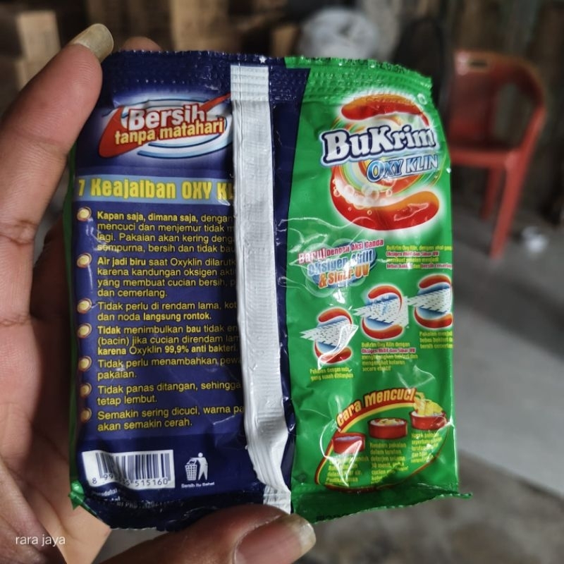 bukrim deterjen 25gr PROMO