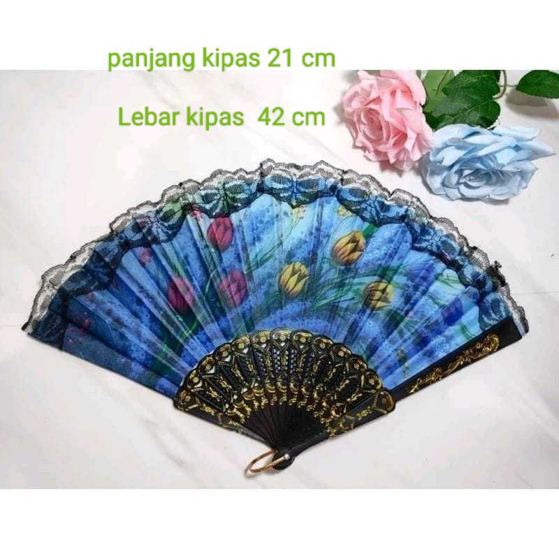 KIPAS SOUVERNIR SPANYOL/KIPAS LIPAT TANGAN CANTIK SPANYOL/KIPAS NARI