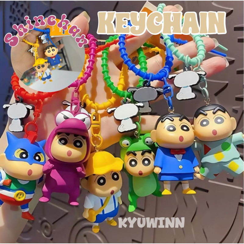 Gantungan Kunci Shinchan Crayon Shinchan/ Gantungan Kunci Motor/ Gantungan Kunci Mobil/ Gantungan Ta