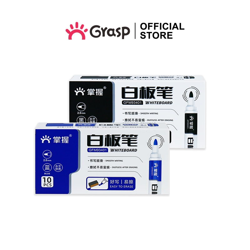 

GRASP Spidol Marker Whiteboard Marker Papan Tulis Sekolah Kantor Tinta Pekat Mudah Dihapus SPT001