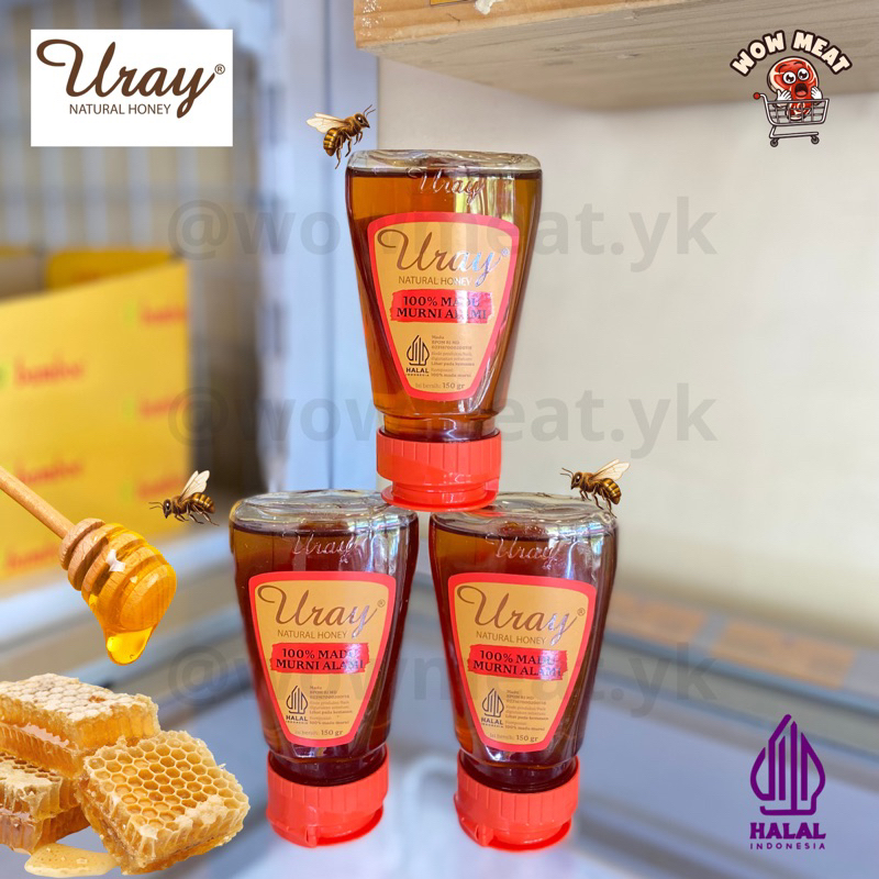 

Madu Uray Squeeze Natural Honey 150g Madu Murni Alami