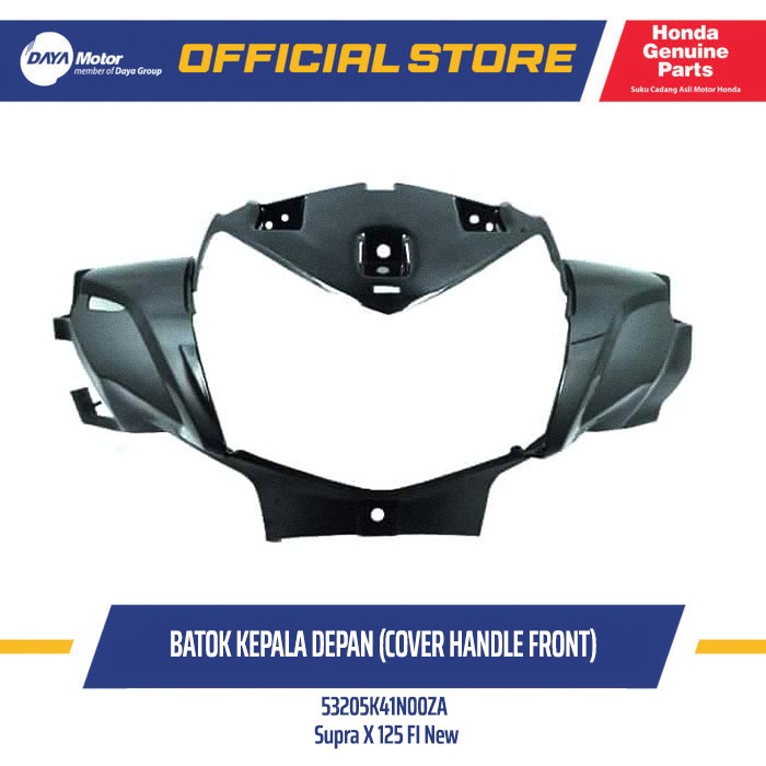 53205K41N00ZA - Batok Kepala Lampu Depan Hitam (Cover Handle Front, Black) - HONDA Supra X 125 FI Ne