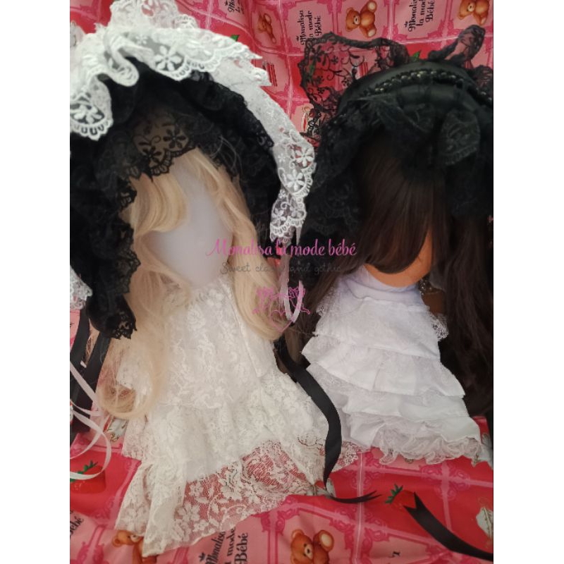 Monalisa La Mode Bébé Aristocrat Jabot "The Elegance" Hiasan Leher untuk Lolita Ouji Fashion Vintage