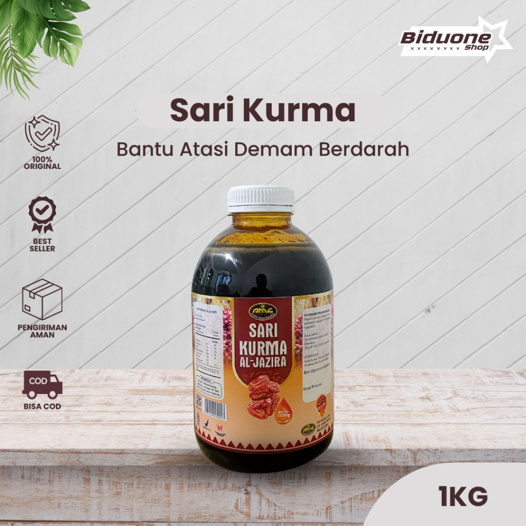 

Sari kurma Al-Jazira 1 KG By BIDUONE STORE 100% Asli Meningkatkan Imunitas Dan Daya Tahan Tubuh Halal BPOM