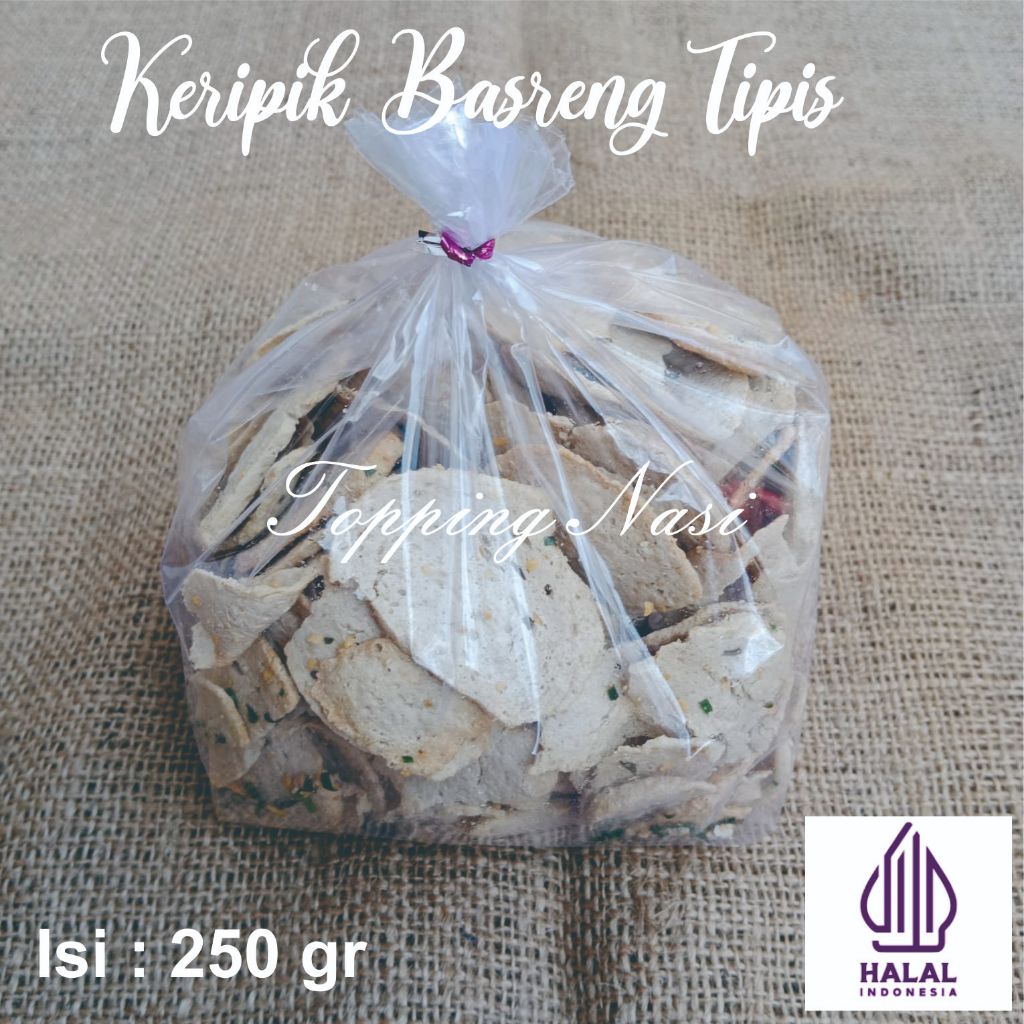 

Keripik Basreng Tipis Isi 250g Daun Jeruk Kripik Bakso Ikan Goreng Enak Asli Bandung | Topping Nasi
