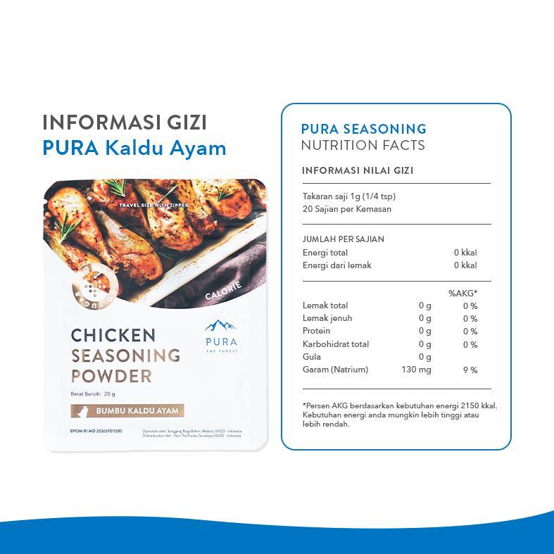 

Pura Kaldu 20gr / Bumbu MPASI  Kaldu MPASI