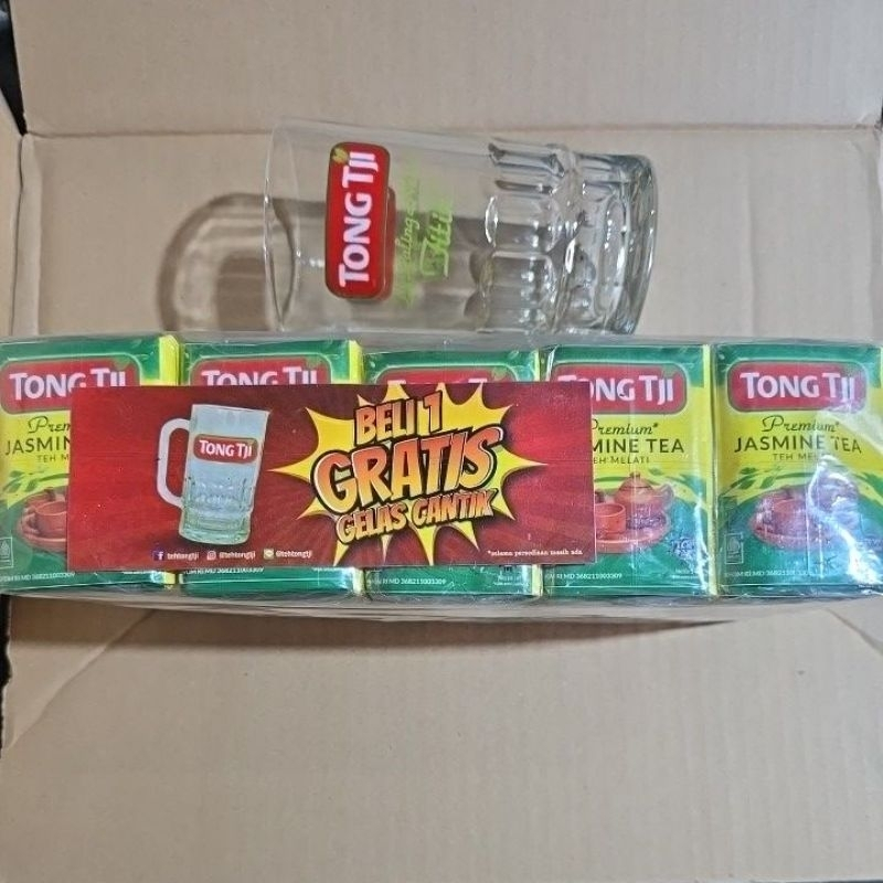 

Tong Tji Premium Jasmine Tea 40g 1 Pak/Slop FREE GELAS
