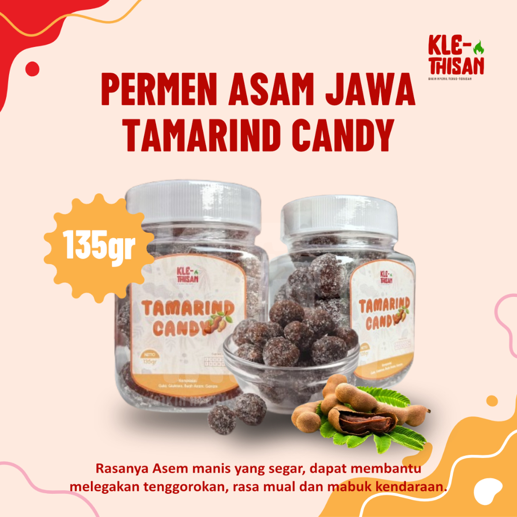 

Permen Asam Jawa/ Permen Asem / Asem Jawa Bulat/ Co'om / Tamarind Candy 135gr