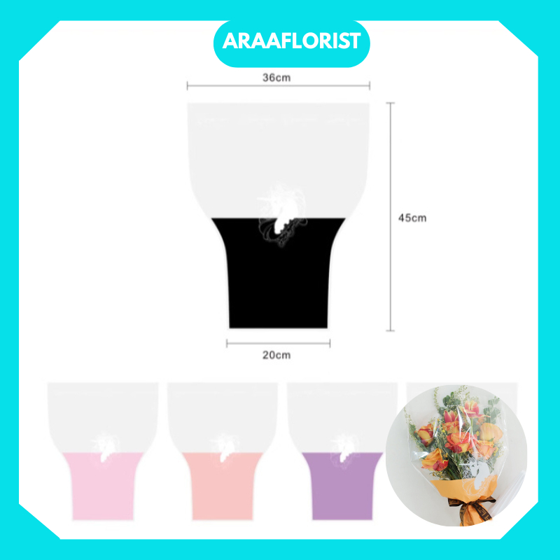 

SF05 Plastik Buket Bunga Korean Style Single Florist Per Tangkai