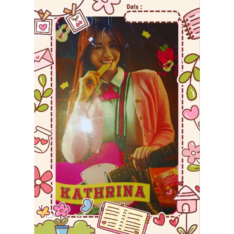 Photocard JKT48 Kathrina Generasi 9. Collaboration with Tango (NON HOLOGRAM)