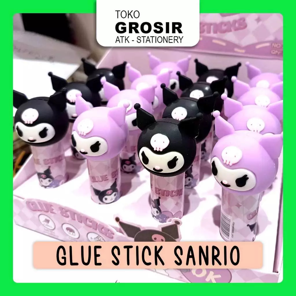 

(LIVE) LEM STICK ANAK 3D KUROMI GLUE STICK SANRIO KUROMI - 2412