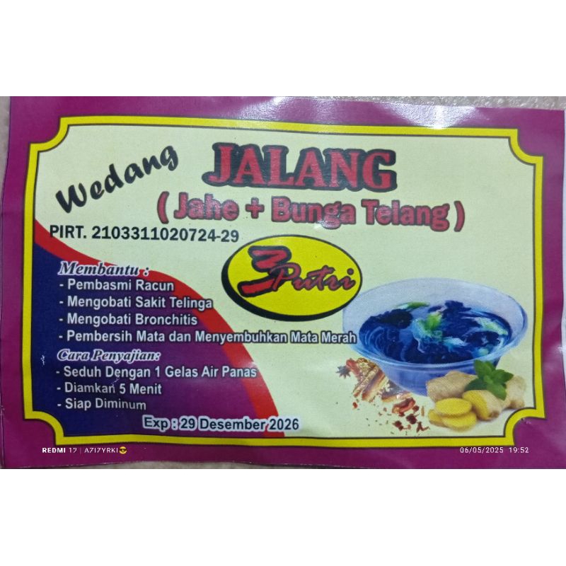 

wedang racik rempah jalang