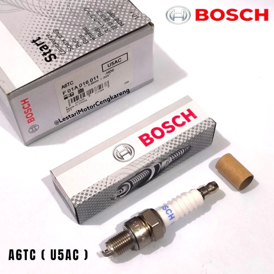 [ DYAH MOTOR SPAREPART ] BUSI BOSCH U5AC TAPERED MIO MIO J XRIDE MIO M3 JUPITER Z KAZE KLX A6TC