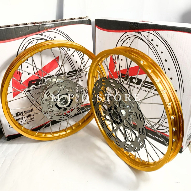 VELG VROSSI SATRIA FU KARBU INJEKSI SEPASANG RING 17 ORIGINAL