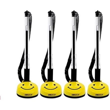 Pulpen Gel Tinta Desktop Smile Face/Pulpen Penghitung dengan Basis Berperekat, Tinta Hitam, 0,5mm/Pe