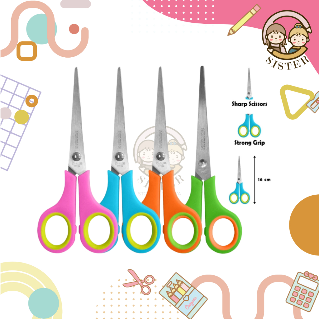 

Gunting Kertas Warna Warni / Gunting Kertas Besar / Gunting Serbaguna