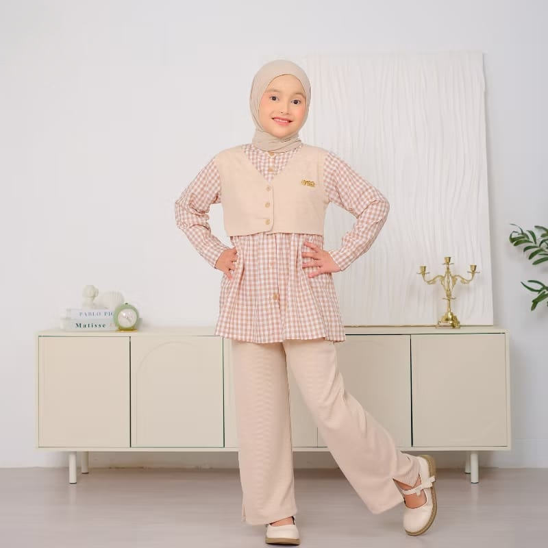 Seragam Ngaji Tpa Ramadhan Umur 2-15 Tahun Swtelan Rompi Remaja Stilan Waanset Ramadan Onset 3 4 5 T