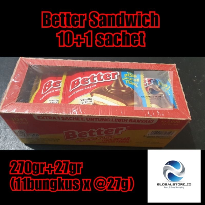 

better sandwich coklat 11x27gr