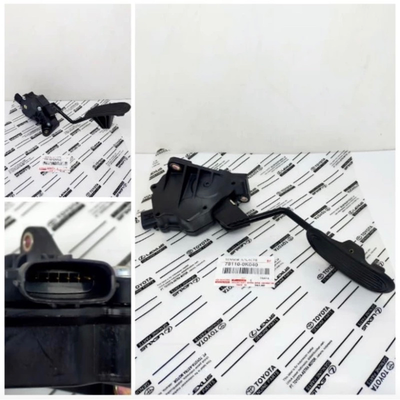 Pedal gas sensor gas innova fortuner hilux 78110- 0k040 asli