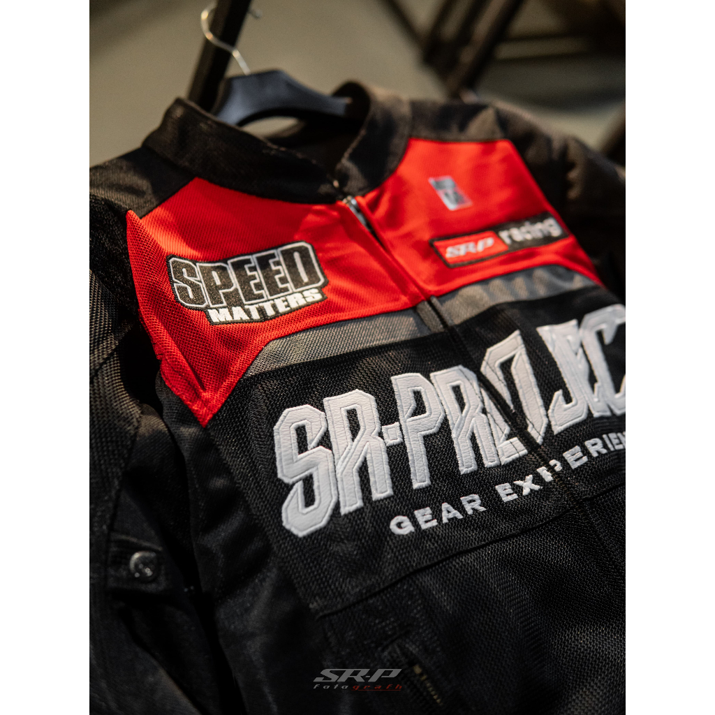 JAKET MESH SR-PROJECT RIDERA RED