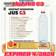 

1 btl JUS G3 KESEHATAN ED 4/2026 BAGUS UNTUK MATA & ANTIOKSIDAN