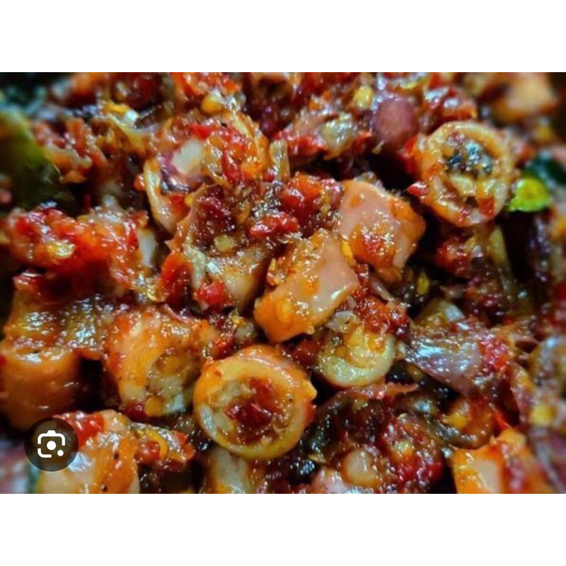 

sambal pedas cumi asin kemasan pouch 250 g